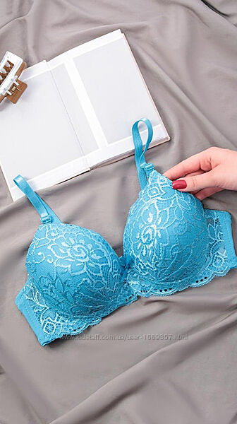  Бюстгальтер женский голубой код П987