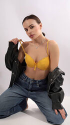  Бюстгальтер женский желтый код П1027