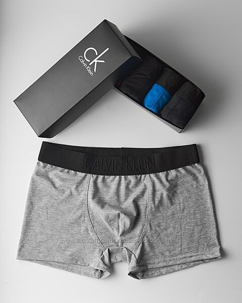 Комплект мужских трусов 5 шт. набор боксерок Calvin Klein 3D Кельвин Кляйн 