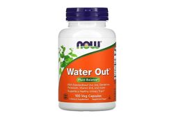NOW Foods, Water Out, водный баланс, 100 растительных капсул