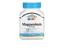 21st century, Magnesium, магний магній 250 мг, 110 таблеток