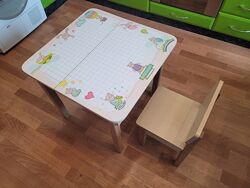 Комплект - дитячий стіл і стілець