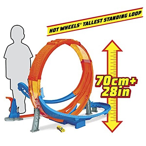 Уцінка Hot Wheels Massive Loop Mayhem GTV14 Хот Вілс Гігантська петля
