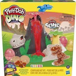Play-Doh Slime Dino Crew Lava Bones Island Volcano F1500 Hasbro Тісто Слайм