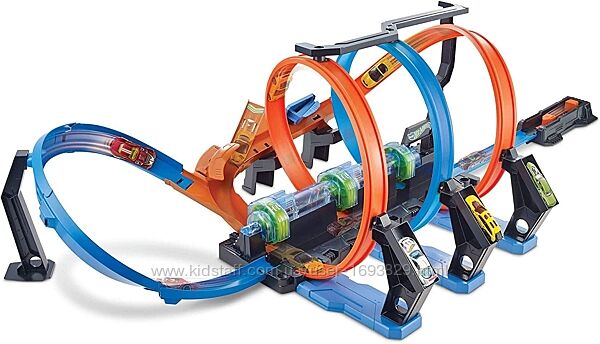 Hot Wheels Corkscrew Crash Track FTB65 Mattel Неймовірні віражі Хот Вілс