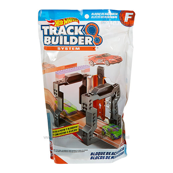 Hot Wheels Track Builder Trick Brick F DLF01 Mattel Хот Вілс набір для трюк