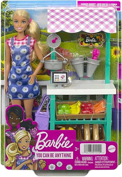 Barbie Career Farmers Market HCN22 Mattel лялька Барбі Фермер ринок магазин