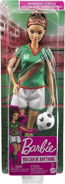 Barbie Soccer Fashion Brunette 16 HCN18 Mattel Лялька Барбі Футболістка зе