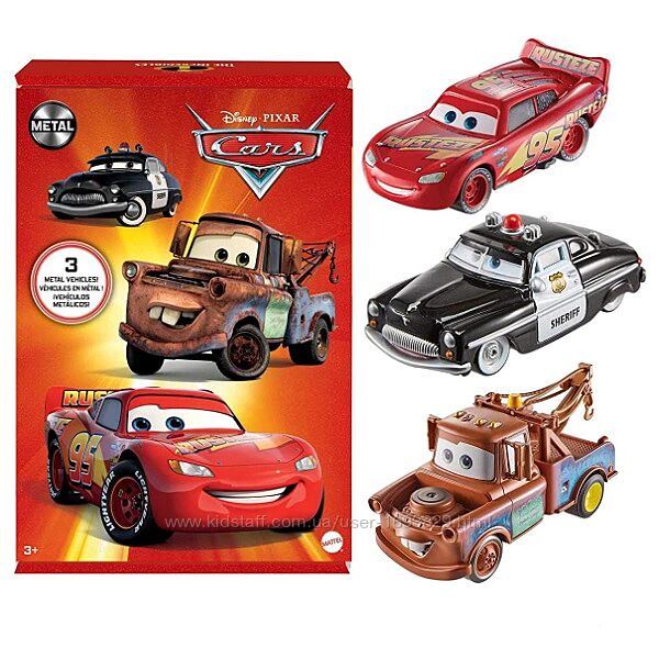 Disney Cars Lightning McQueen Sheriff & Matter HBW14 Mattel Тачки Маквін