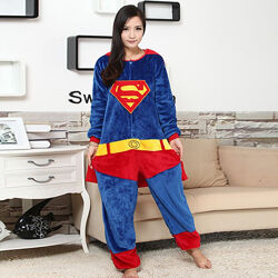 костюм супермена кигуруми супер мен пижама кигуруми супермэн