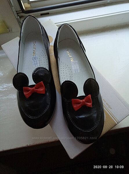 Ламинированная кожа. Туфельки для модниц