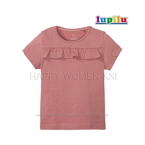 4-6 лет футболка для девочки Lupilu детская футболочка дитяча дівчинка 