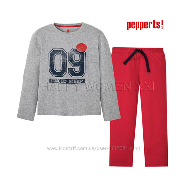 8-10 лет пижама для мальчика Pepperts демисезон домашняя одежда штаны дом