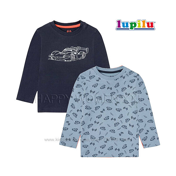 1-2 года набор регланов для мальчика Lupilu лонгслив кофточка футболка