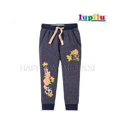 1-2 года спортивные штаны для девочки lupilu джогеры трикотажные штаники