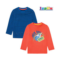 1-2 года набор регланов для мальчика Lupilu лонгслив кофта футболка рукав 