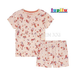 4-6 лет летняя пижама для девочки домашняя одежда футболка шорты трикотаж