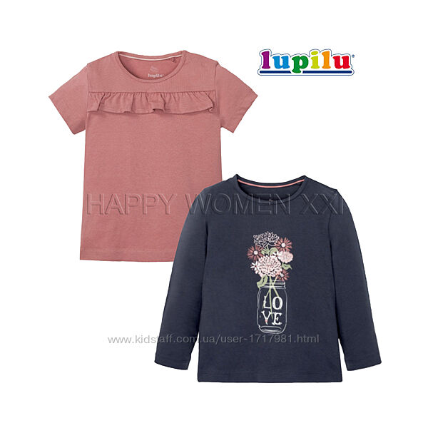 1-2 года набор для девочки реглан и футболка базовая кофта лонгслив хлопок
