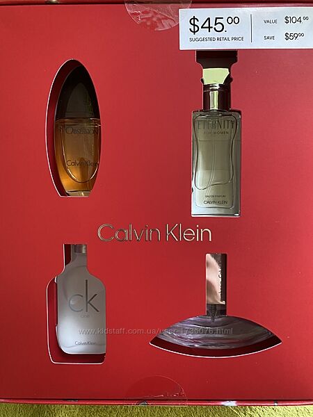 Духи Calvin Klein, миниатюры 15 мл