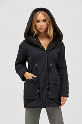 Женская двухсторонняя куртка-шубка размеры 44-52