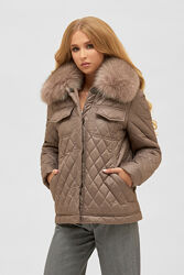Куртка женская зимняя с натуральным мехом 