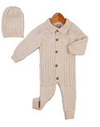 Дитячий бежевий костюм, на 1,3,6,9 місяців