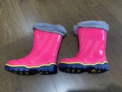 Сапоги резиновые-розовые