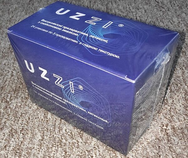 Презервативы UZZI 72 шт/блок. гладкие. подходят для узи узд срок до 2028 года