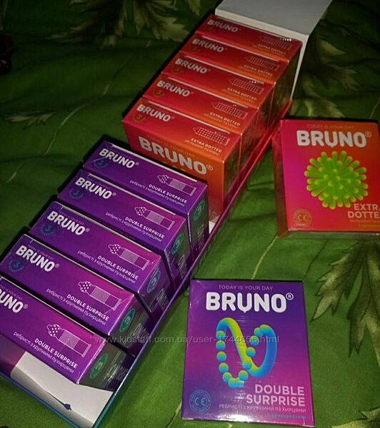 Презервативы Бруно Bruno 36 шт в блоке микс качество Есть опт