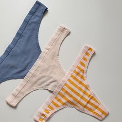 Бавовняні трусики стрінги Victoria&acutes Secret