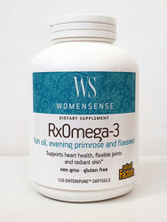 Комплекс омега Natural Factors WomenSense RxOmega-3, 120 капсул