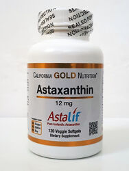  Астаксантин California Gold Nutrition AstaLif, 12 мг, 120 капсул 