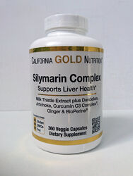 Силимарин комплекс California Gold Nutrition, 360 капсул