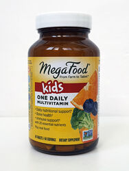 Натуральные витамины для детей MegaFood Kids One Daily, 60 таблеток