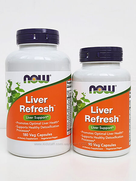 Восстановление печени Now Foods Liver Refresh, 90/180 капсул