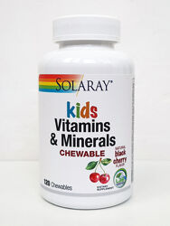 Жевательные витамины для детей Solaray Kids, 120 шт
