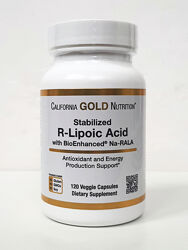 R-липоевая кислота California Gold Nutrition, 100 мг, 120 капсул