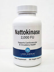 Наттокіназа Lake Avenue Nutrition, 2000 FU, 180 капсул