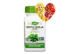 Готу кола, Gotu Kola, Natures Way, 950 мг, 100 капсул