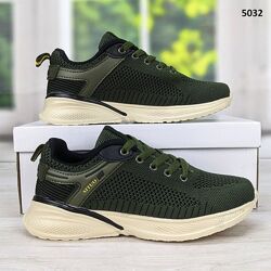 Кроссовки подростковые текстильные хаки на пенковой подошве Situo