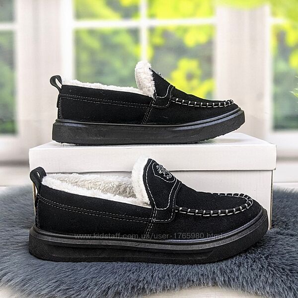 Лоферы женские зимние на меху Dago 4568