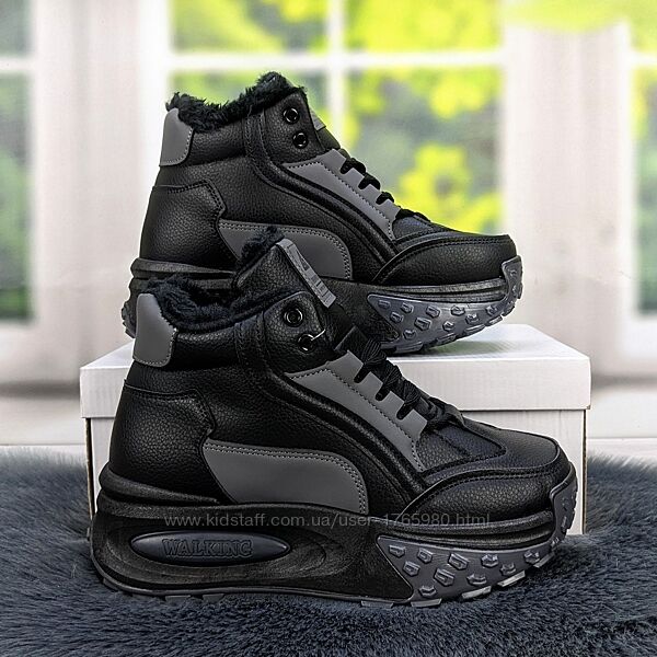 Ботинки женские зимние спортивного типа черные Gipanis 4621