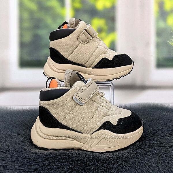 Ботинки детские зимние для мальчика бежевые Jong Golf 5535