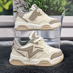 Кроссовки детские для девочки бежевые Jong Golf 52642