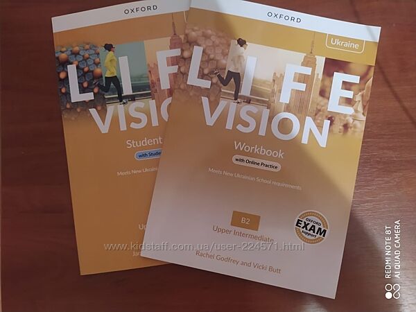 Комплект Зошит підручник  Life Vision Upper-Intermediate B2