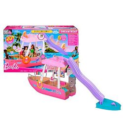 Іграшковий човен Barbie Boat with Pool and Slide, Dream Boat Playset 