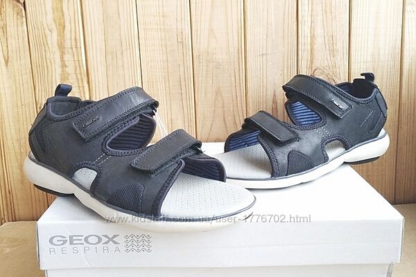 Шикарные кожаные дышащие сандалии босоножки Geox оригинал