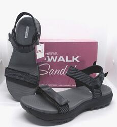 стильные удобные мягкие сандалии босоножки Skechers Goga Mat Ultra Go