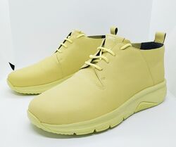 Шикарные кожаные лимонные хайтопы кроссовки ботинки Camper оригинал