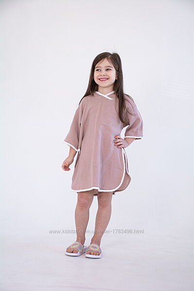 Дитяча туніка-пончо Sofi, тканина муслін